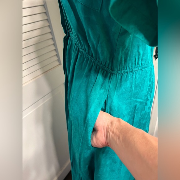 Vintage Naturelle by George  Georgiou Green Midi Dress - Picture 4 of 6